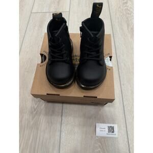 Dr. Martens 1460 Softy T Baby Boots Black Size 4 New